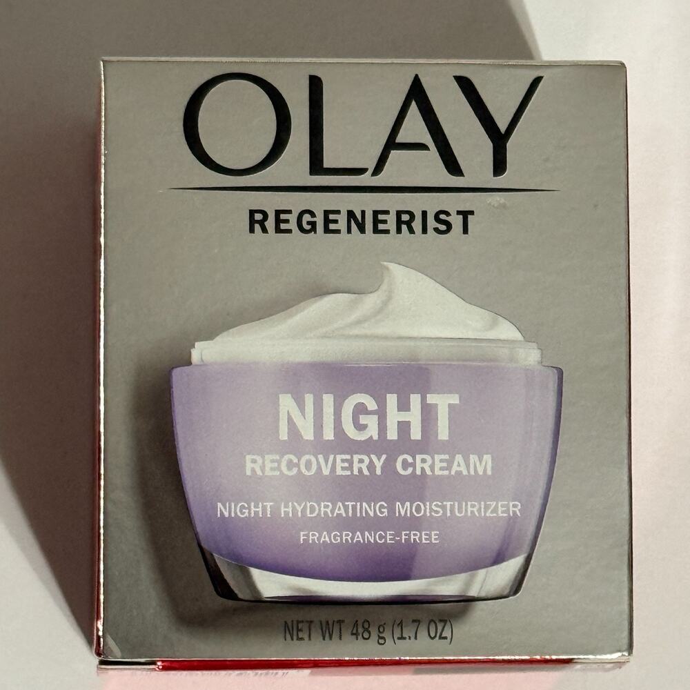 Olay Regenerist Night Recovery Cream 1.7 oz Fragrance Free Moisturizer NEW